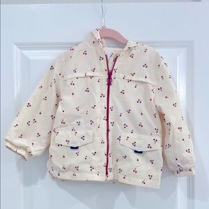 Zara - Cherry Print Kids Jacket - 2-3 years